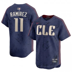 Jose Ramirez #11 Cleveland City Connect Baseball Jersey | Iconic Men Navy Embroidery Edition 355H5F49