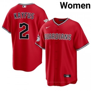 Cleveland Guardians CJ Kayfus #2 Red Women Baseball Jersey | 2026 Season Game p68B1m92
